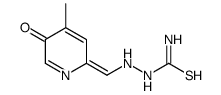 5-hydroxy-4-methylpyridine-2-carboxaldehyde thiosemicarbazone结构式