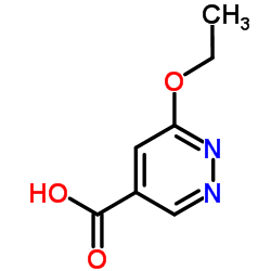 6-Ethoxy-4-pyridazinecarboxylic acid结构式