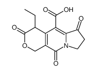4-ethyl-3,6,10-trioxo-3,4,6,7,8,10-hexahydro-1H-pyrano[3,4-f]indolizine-5-carboxylic acid Structure