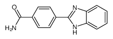 4-(1H-benzimidazol-2-yl)benzamide结构式