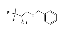 3-(benzyloxy)-1,1,1-trifluoropropan-2-ol结构式