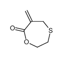 6-methylidene-1,4-oxathiepan-7-one结构式