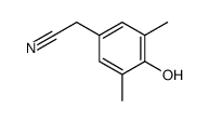 (3,5-dimethyl-4-hydroxy-phenyl)-acetonitrile结构式