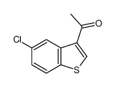 1-(5-chloro-1-benzothiophen-3-yl)ethanone结构式