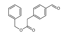 benzyl 2-(4-formylphenyl)acetate Structure