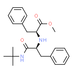 L-Phenylalanine, N-[2-[(1,1-dimethylethyl)amino]-2-oxo-1-(phenylmethyl)ethyl]-, methyl ester, (S)- (9CI)结构式