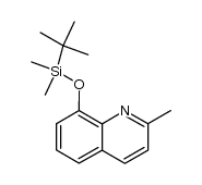 8-tert-butyldimethylsilyloxy-2-methyl-quinoline Structure