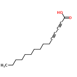 2,4-Pentadecadiynoic acid Structure