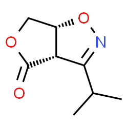 Furo[3,4-d]isoxazol-4(3aH)-one, 6,6a-dihydro-3-(1-methylethyl)-, cis- (9CI) picture