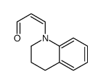 3-(3,4-dihydro-2H-quinolin-1-yl)prop-2-enal结构式