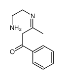3-(2-aminoethylimino)-1-phenylbutan-1-one结构式