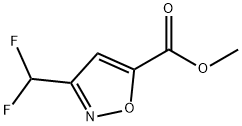 甲基 3-(二氟甲基)异噻唑-5-甲酸基酯结构式