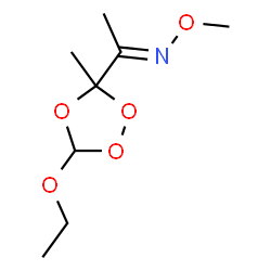 Ethanone, 1-(5-ethoxy-3-methyl-1,2,4-trioxolan-3-yl)-, O-methyloxime (9CI) picture