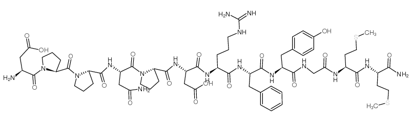 ASP-PRO-PRO-ASN-PRO-ASP-ARG-PHE-TYR-GLY-MET-MET-NH2结构式