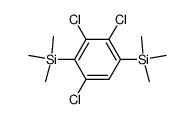 1,2,4-Trichlor-3,6-bis-(trimethylsilyl)-benzol结构式