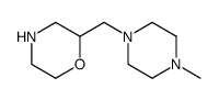 2-(4-methylpiperazin-1-ylmethyl)morpholine structure