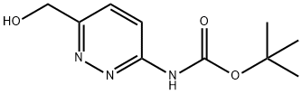 tert-butyl N-[6-(hydroxymethyl)pyridazin-3-yl]carbamate Structure