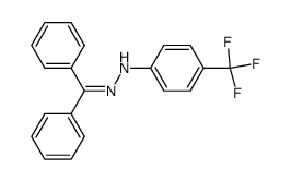 1-(diphenylmethylene)-2-(4-(trifluoromethyl)phenyl)hydrazine结构式