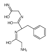 (2S)-2-[(2-aminoacetyl)amino]-N-(2-amino-2-oxoethyl)-3-phenylpropanamide结构式