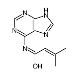 3-Methyl-N-(1H-purin-6-yl)-2-butenamide结构式