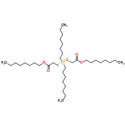 dioctyltin; 2-octoxy-2-oxo-ethanethiolate Structure