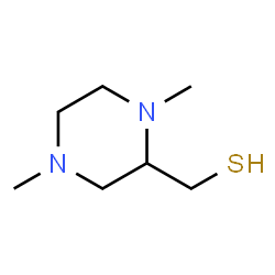 2-Piperazinemethanethiol,1,4-dimethyl-结构式