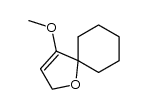 4-methoxy-1-oxaspiro[4.5]dec-3-ene结构式
