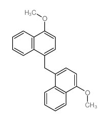 Naphthalene,1,1'-methylenebis[4-methoxy- Structure