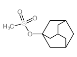 Tricyclo[3.3.1.13,7]decan-1-ol,1-methanesulfonate结构式