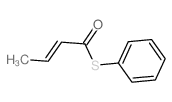 2-Butenethioic acid,S-phenyl ester结构式