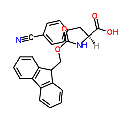 FMOC-DL-4-CYANOPHENYLALANINE structure