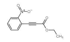 2-Propynoic acid,3-(2-nitrophenyl)-, ethyl ester结构式