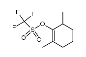 2,6-dimethyl-1-cyclohexen-1-yl triflate Structure