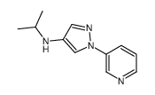 N-propan-2-yl-1-pyridin-3-yl-pyrazol-4-amine Structure