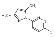 3-氯-6-(3,5-二甲基-1H-吡唑-1-基)哒嗪结构式