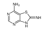 噻唑并[4,5-D]嘧啶-2,7-二胺结构式