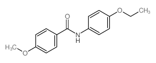 N-(4-Ethoxyphenyl)-4-methoxybenzamide结构式