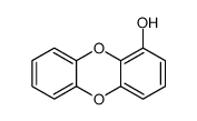 dibenzo-p-dioxin-1-ol Structure
