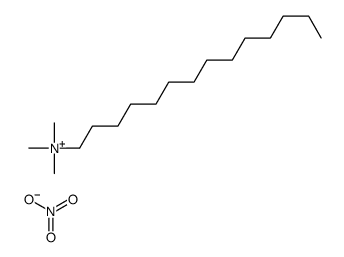 trimethyl(tetradecyl)azanium,nitrate Structure