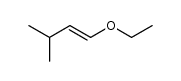 (Z/E)-1-ethoxy-3-methyl-1-butene结构式