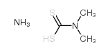 AMMONIUM DIMETHYLDITHIOCARBAMATE结构式