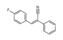 Benzene, 1-fluoro-4-(2-cyano-2-phenylethenyl) structure