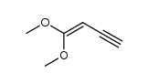 1,1-dimethoxy-but-1-en-3-yne结构式