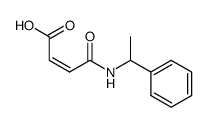 N-(1-phenylethyl)maleamidic acid Structure
