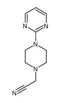 2-(4-(pyrimidin-2-yl)piperazin-1-yl)acetonitrile Structure