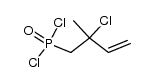 2-Chlor-2-methyl-buten-(3)-phosphonsaeure-chlorid Structure