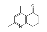 2,4-dimethyl-7,8-dihydro-6H-quinolin-5-one结构式