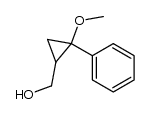 2-methoxy-2-phenylcyclopropanemethanol Structure