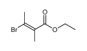 (E)-3-Brom-2-methylbut-2-ensaeure-ethylester Structure