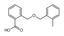 2-{[(2-Methylbenzyl)oxy]methyl}benzoic acid Structure